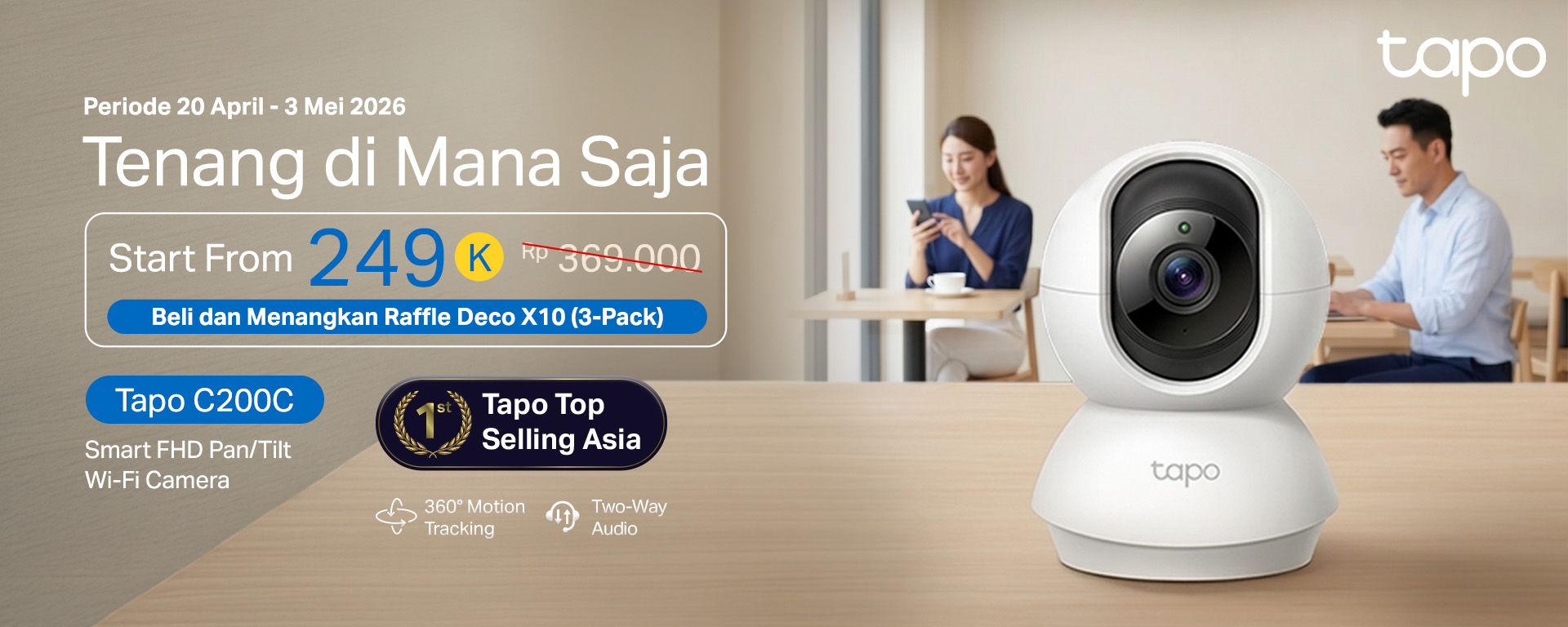 Mengintip Ketajaman 9x Zoom dari Tapo C200C